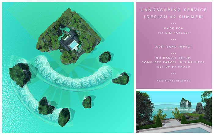 Second Life Marketplace - [F] Landscape 9 - Coastal Cliffs - Summer (1/ ...